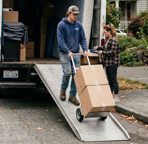 Unpacking and setup service team in Chicago